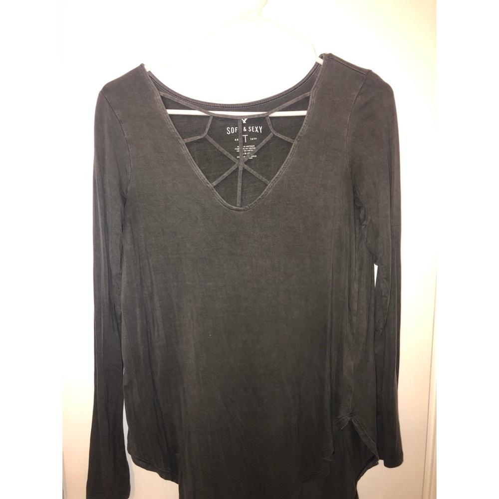 GRAY DETAIL LONG SLEEVE